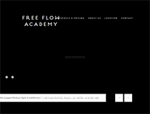 Tablet Screenshot of freeflowacademy.com